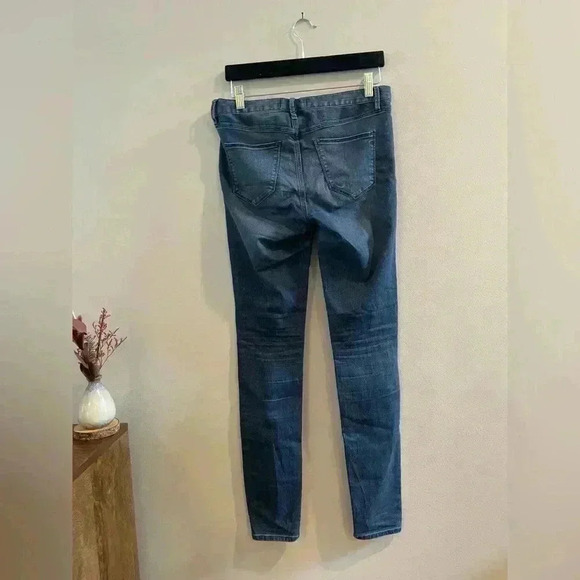 Madewell Legging Jeans in Arctic Blue High Rise Skinny Denim Sz 27 - Picture 4 of 11